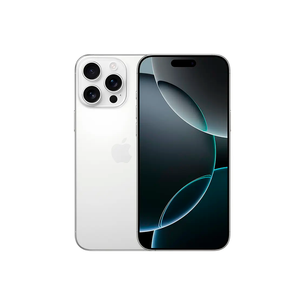 Apple IPhone 16 Pro Reacondicionado- eSIM, 256 GB, Color Titanio Blanco, Grado A